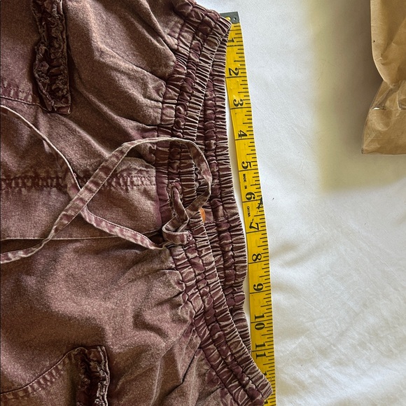 EUC FP One Arabella Elegant Wide Leg Pants - in Mocha Mauve (Pockets) - Picture 8 of 9